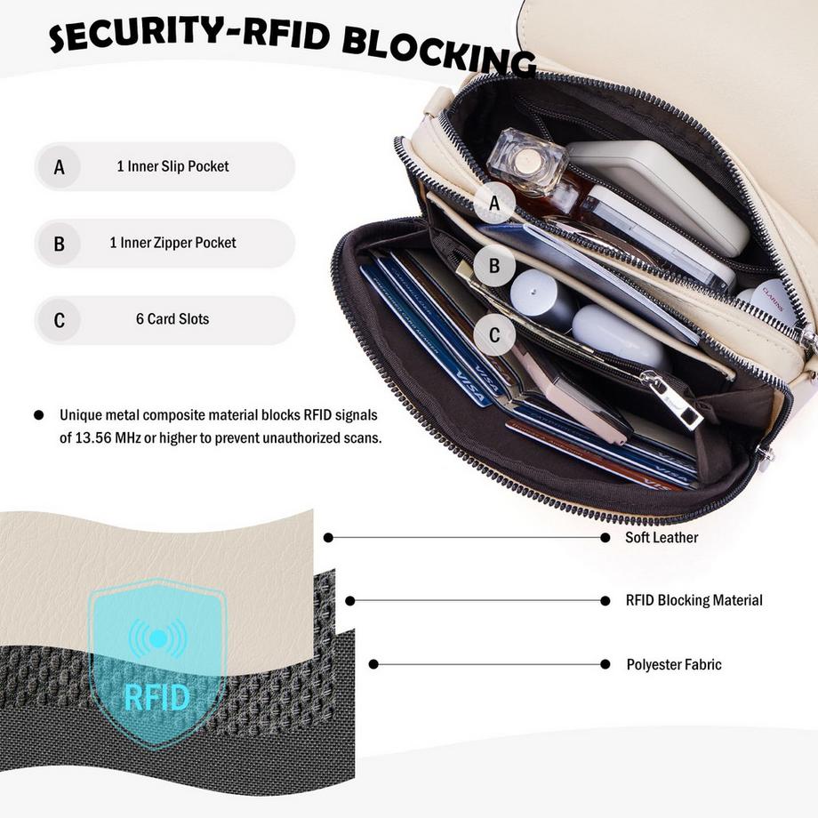 Only-bags.store Vegane Leder Umhängetasche Verstellbarer Abnehmbarer Breiter Riemen  