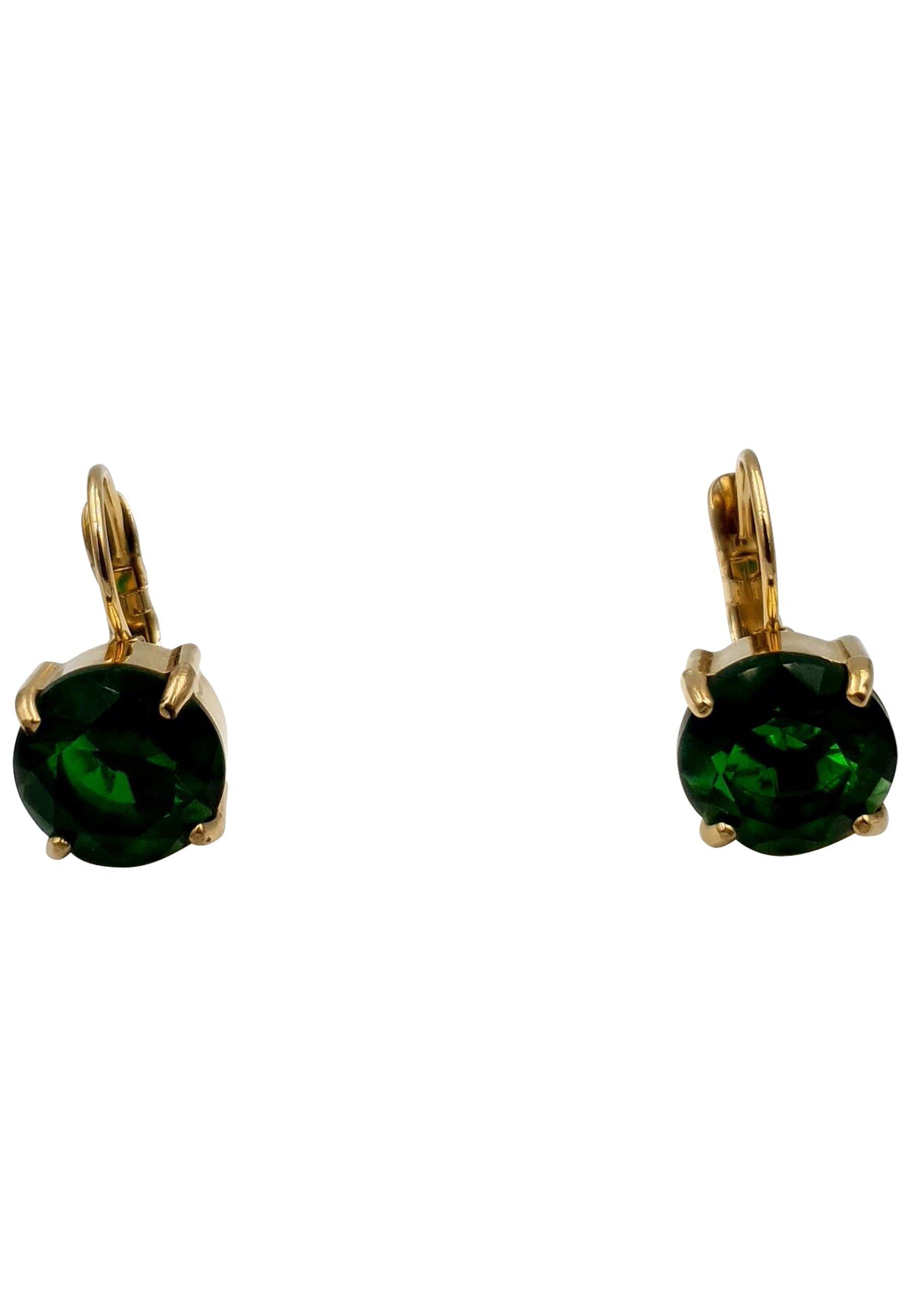 Image of Klassische Ohrringe Für Den Täglichen Gebrauch Unisex Grün ONE SIZE