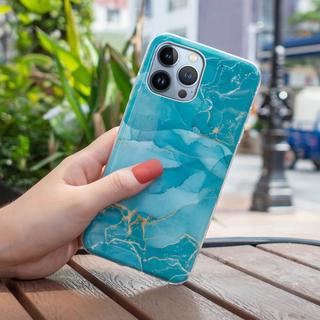 Cover-Discount  iPhone 15 Pro - Custodia in gomma Marble 