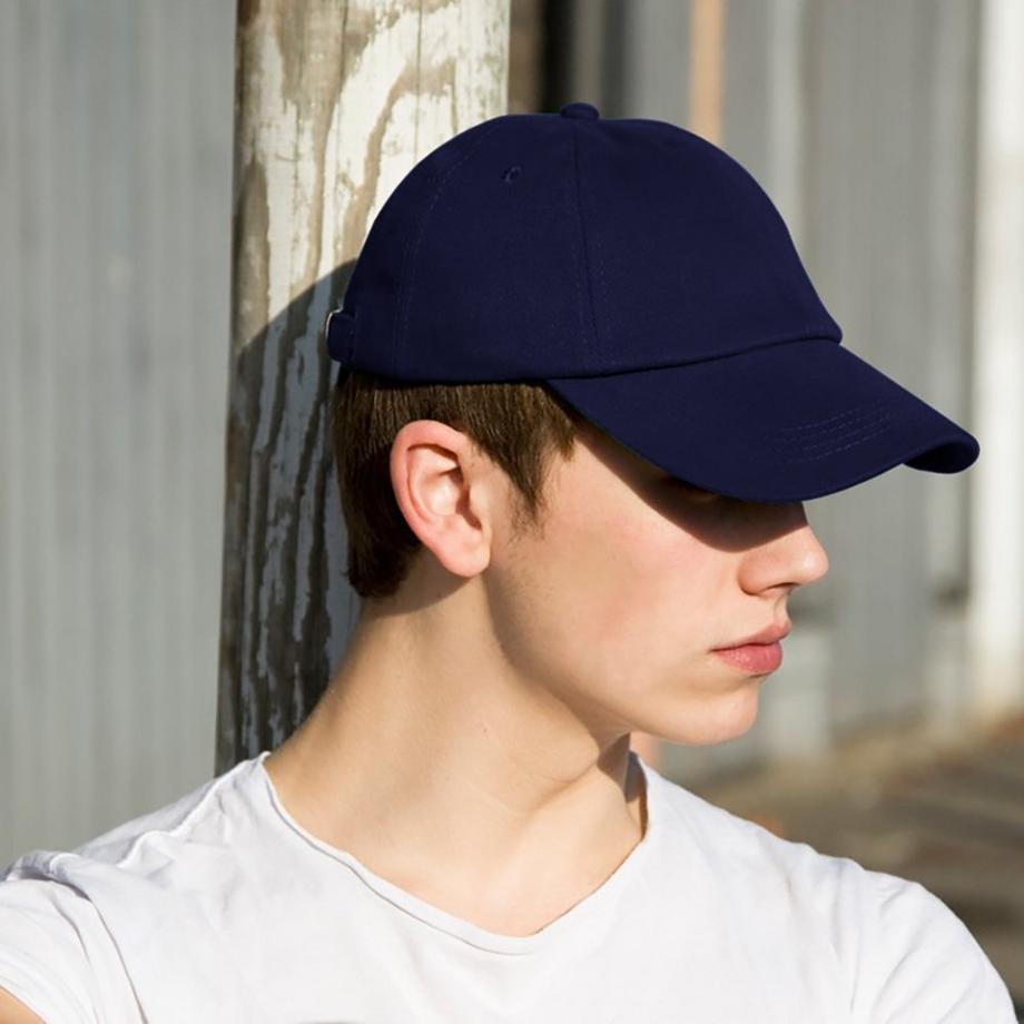 Result Low Profile Schwer Gebürsteter Baumwolle Baseball Cap 2er Pack  
