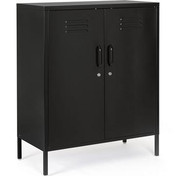 Commode Cambridge noir 80x40x101