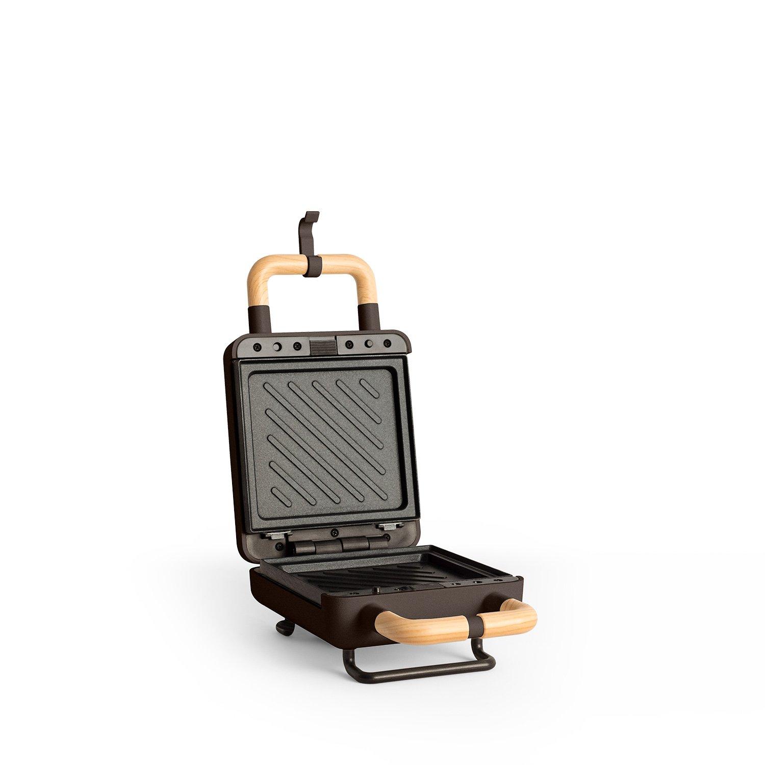 CREATE STONE 2 IN 1 COMPACT - Sandwich- und Waffeleisen mit austauschbaren Tellern  