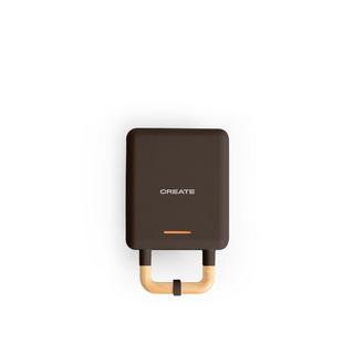 CREATE STONE 2 IN 1 COMPACT - Sandwich- und Waffeleisen mit austauschbaren Tellern  