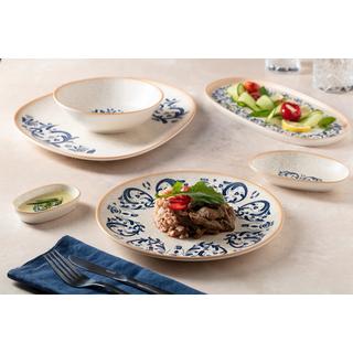 Bonna Assiette à dîner - Viento -  Porcelaine - lot de 6  