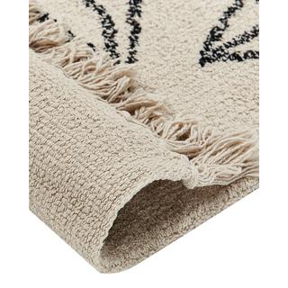 Beliani Tapis en Coton Traditionnel SAZLI  