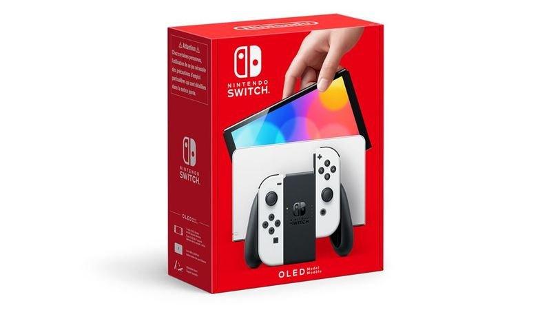Image of Nintendo Switch OLED - weiss [NSW] (D/F/I)
