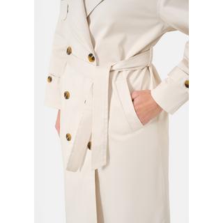 RICANO  Trench-coat da donna Greta, cappotto doppiopetto con cintura 