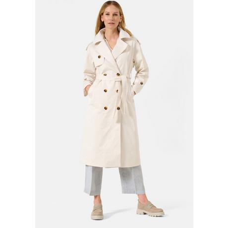 RICANO  Trench-coat da donna Greta, cappotto doppiopetto con cintura 