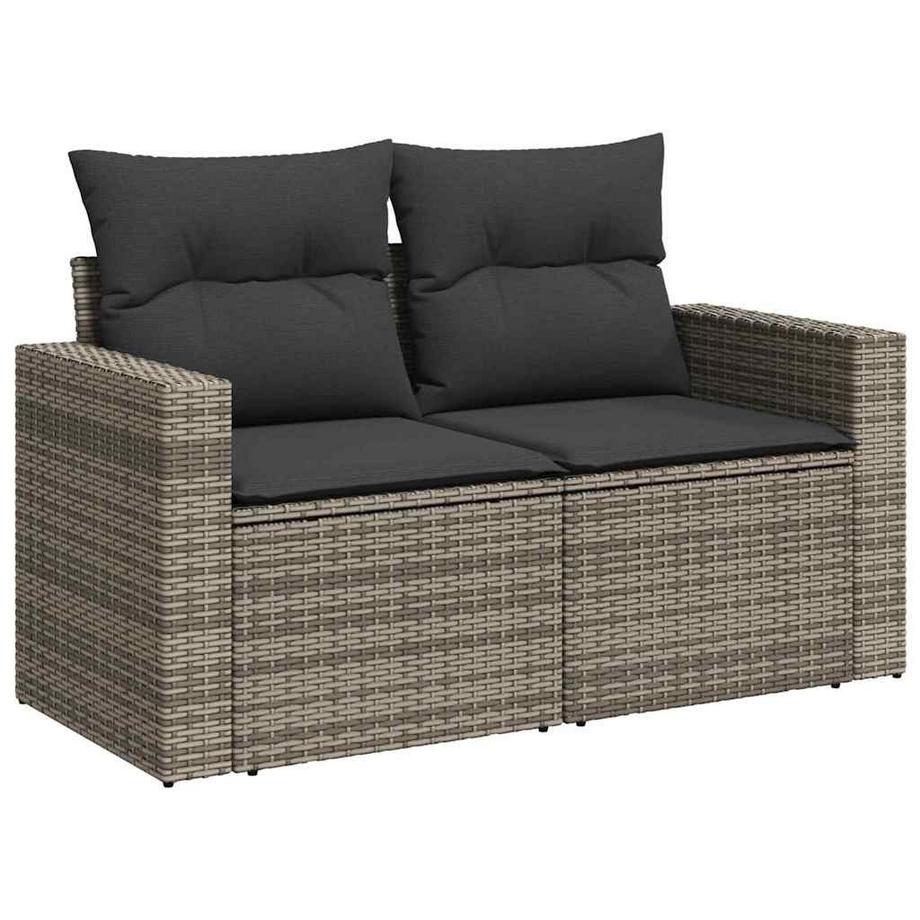 VidaXL Garten-sofa poly-rattan  