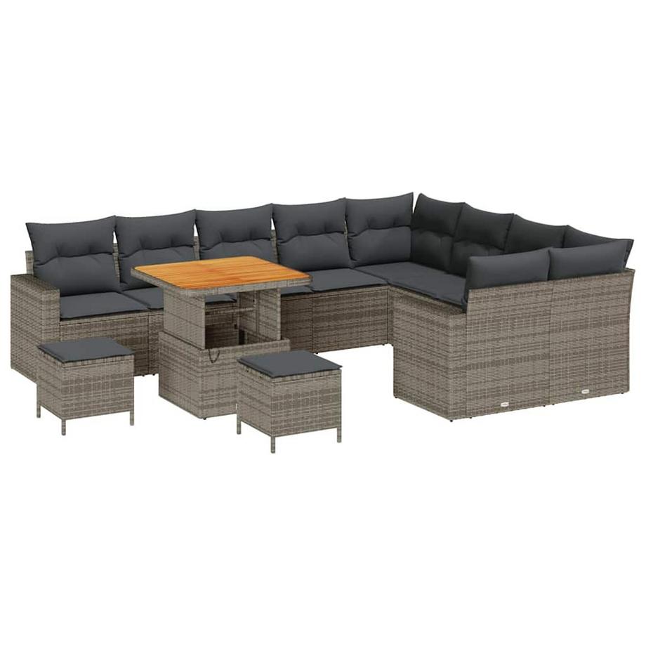 VidaXL Garten-sofa poly-rattan  