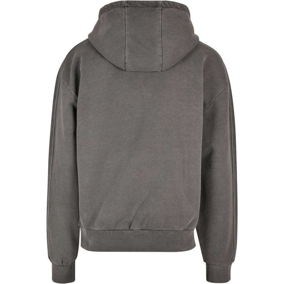 URBAN CLASSICS Dicker gefärbter Frottee Kapuzenpullover  