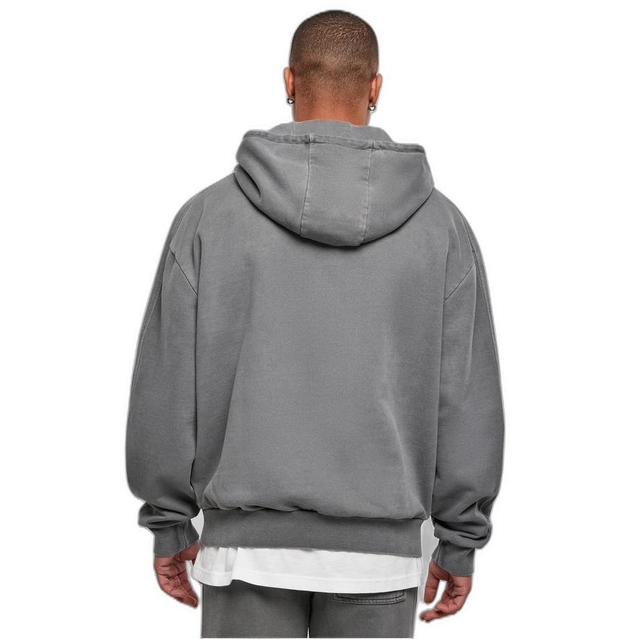 URBAN CLASSICS Dicker gefärbter Frottee Kapuzenpullover  
