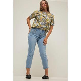 Studio Untold  Mom-Jeans, Wide Legs, 5-Pocket mit Kettenbändern, Zippfly 