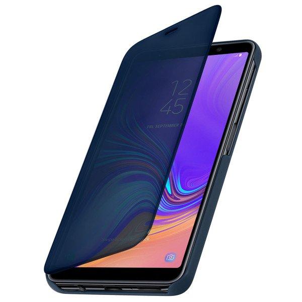 Image of Clear View Cover Galaxy A7 2018 Blau