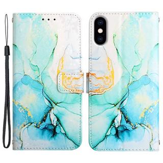 Cover-Discount  iPhone Xs / X - Coque cuir pink Marble 