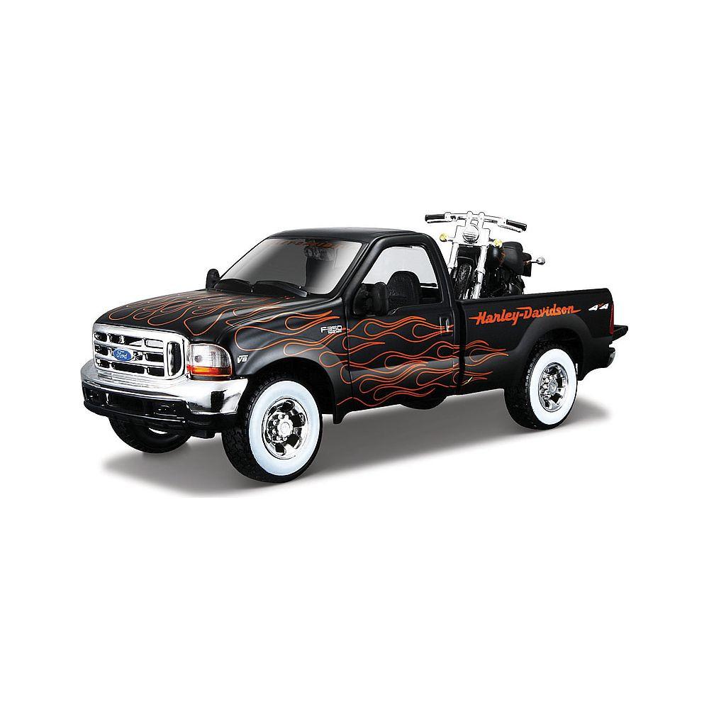 Image of 1:24 Ford 1999 F-350 & FXSTB 2002 Night Train