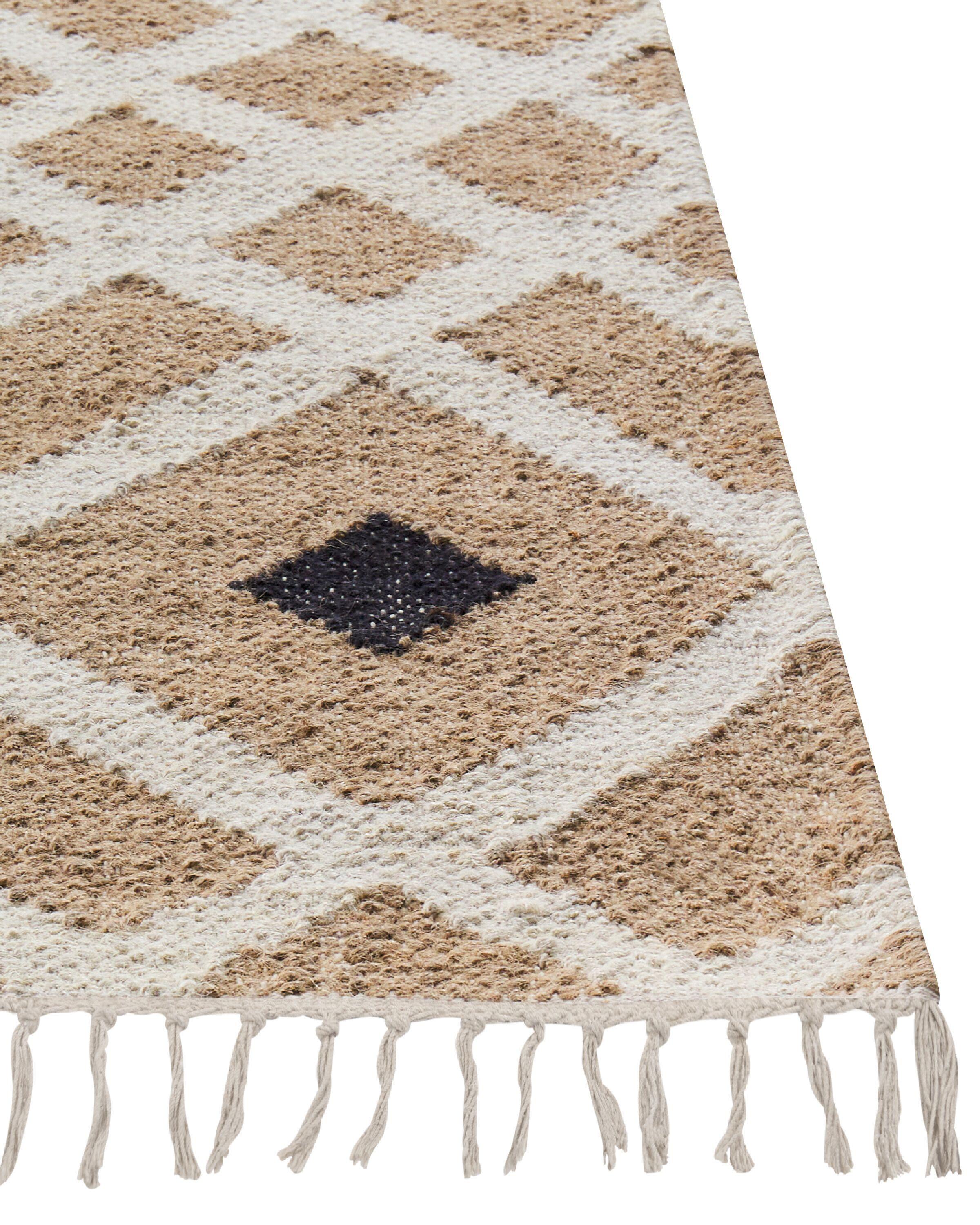 Beliani Tapis en Jute Boho ESENCIK  