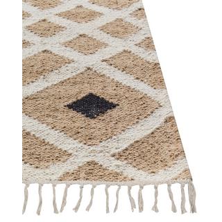 Beliani Teppich aus Jute Boho ESENCIK  