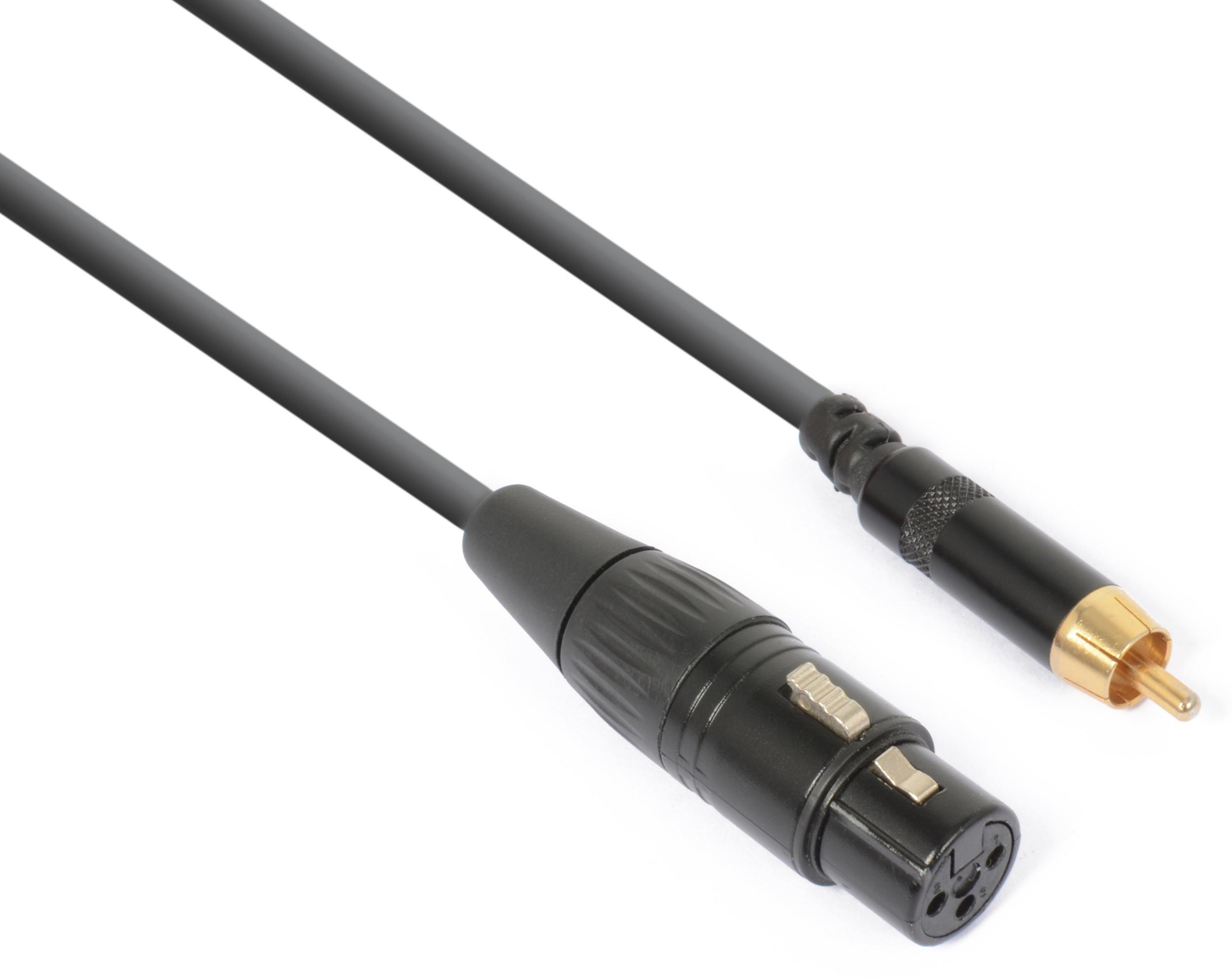 PD-Connex  PD-Connex CX136 câble audio 0,15 m XLR (3-pin) RCA Noir 