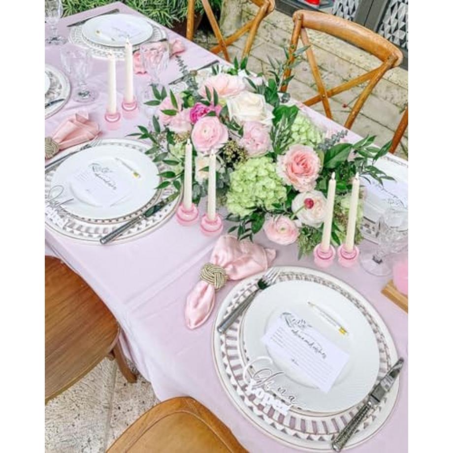 Alopini  Kerzenhalter Kegelkerzen für Abendessen, Hochzeit, Urlaub, Geburtstag, Heimdekoration, Weihnachten 