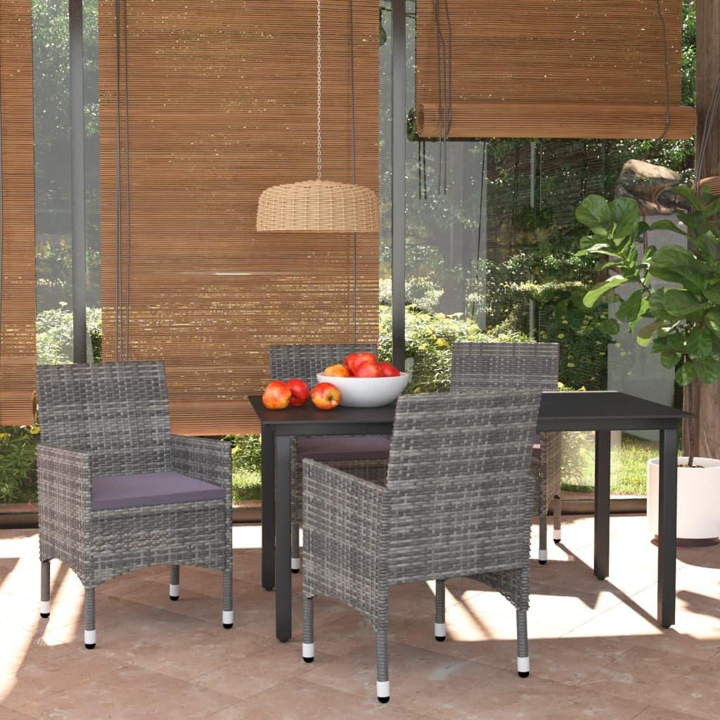 VidaXL Essgruppe poly-rattan  