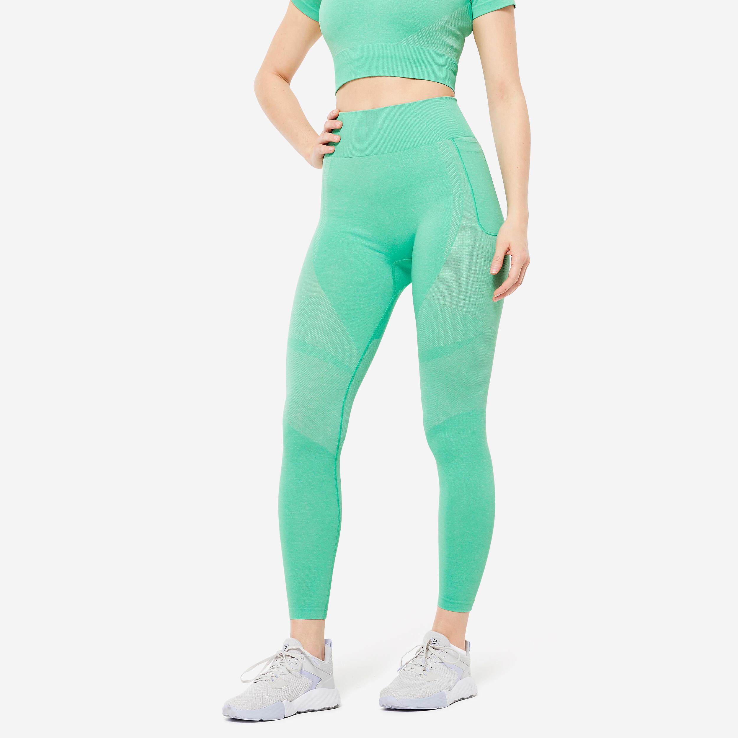 Image of Leggings - Cardio Damen Ocker M