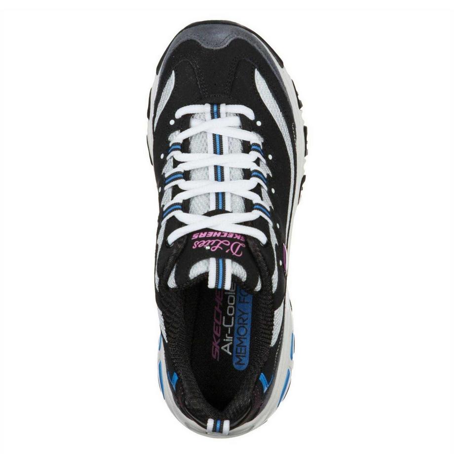 SKECHERS Baskets en Maille avec Coupe Basse et Fermeture à Lacets  