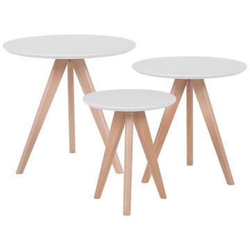 Lot de 3 tables basses en MDF Rétro VEGAS