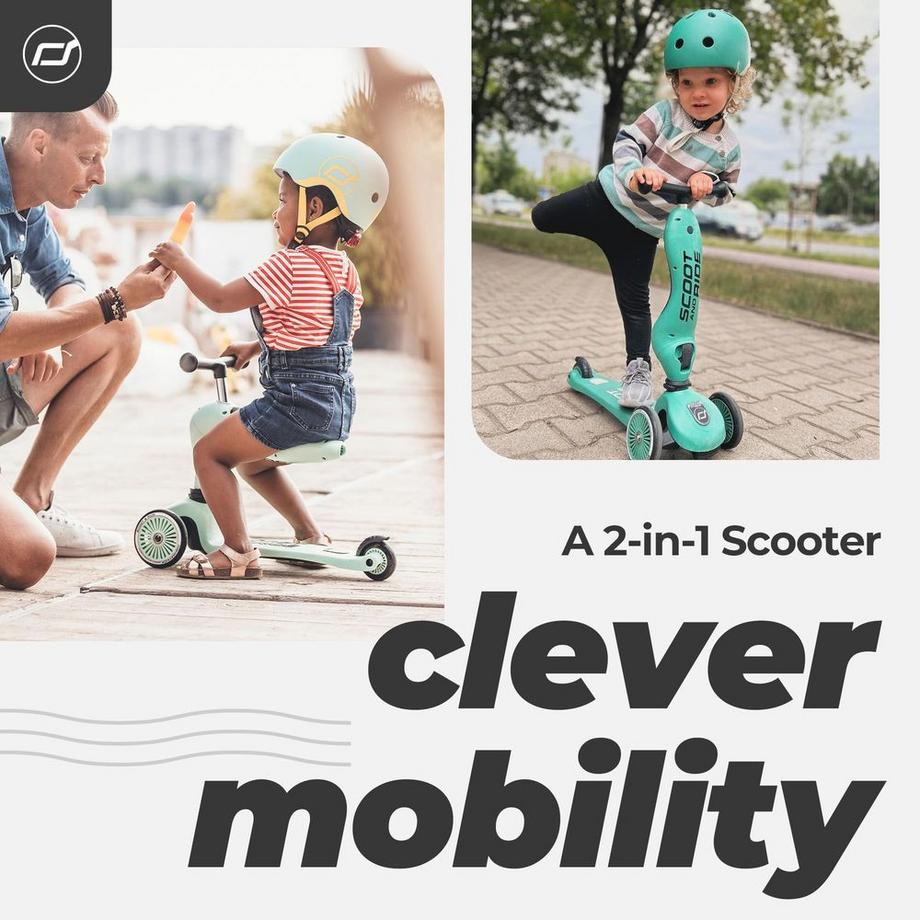 Scoot & Ride  Scoot and Ride Kinderroller Highwaykick 1 Kiwi 
