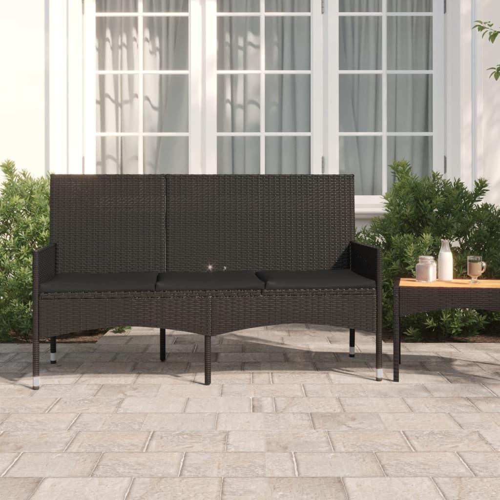 VidaXL Banc de jardin rotin synthétique  