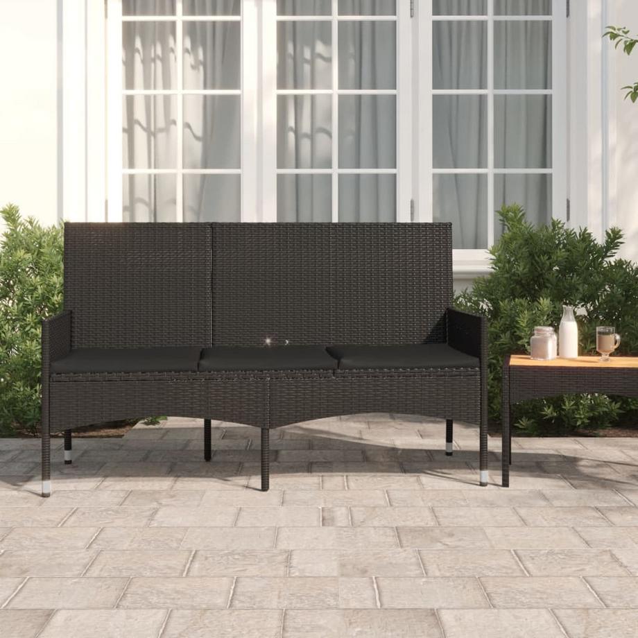 VidaXL Banc de jardin rotin synthétique  