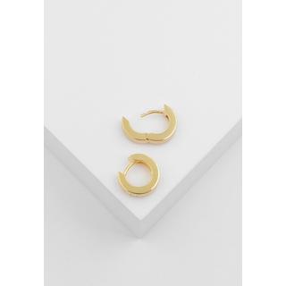 MUAU Schmuck  Creolen Gelbgold 750 Diamant 0.12ct. 13mm 