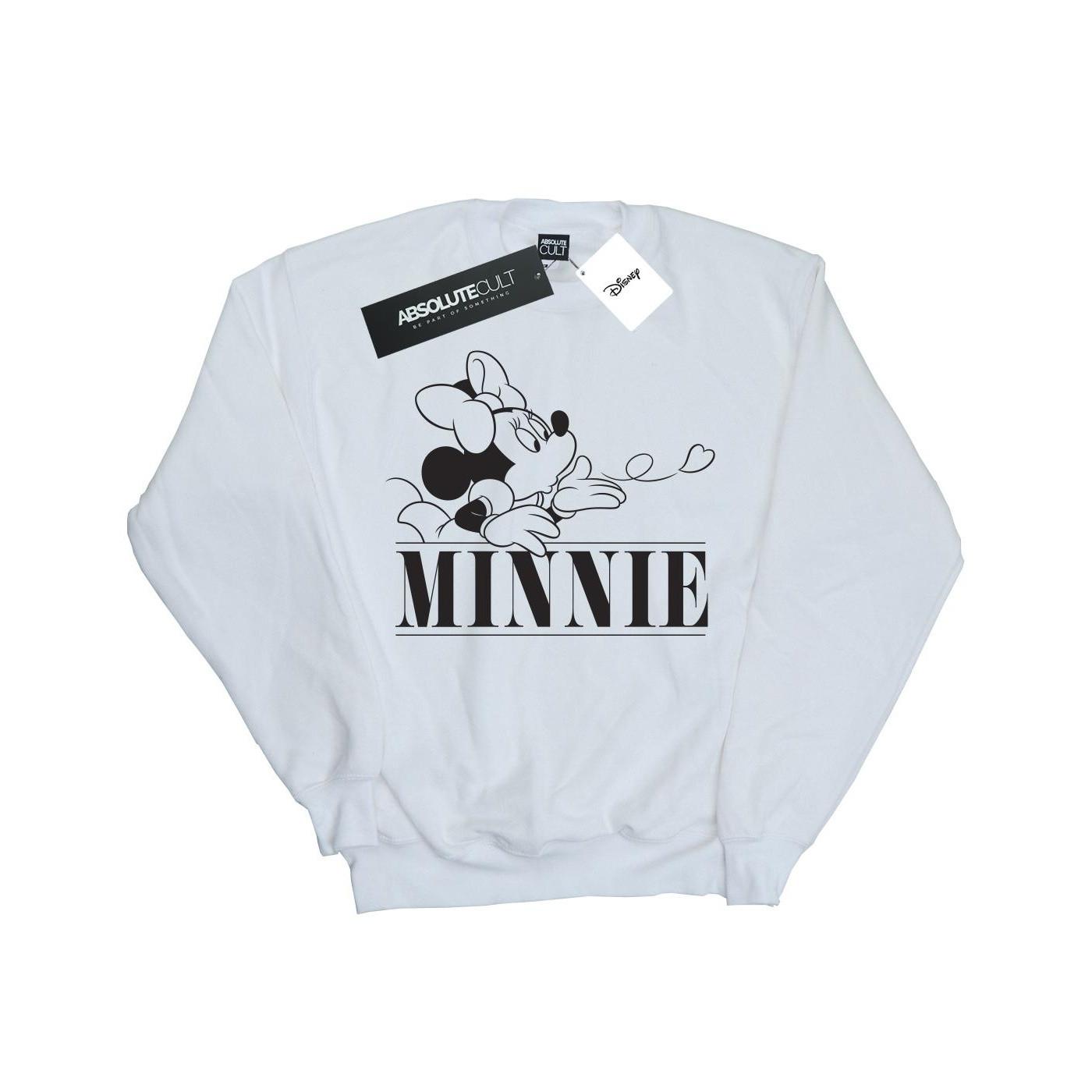 Image of Minnie Mouse Kiss Sweatshirt Mädchen Weiss 140/146