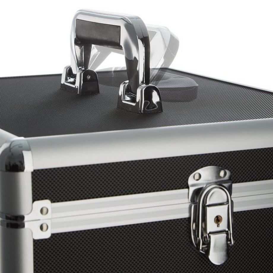 Tectake  Vanity mallette coffret maquillage  4-en-1 avec revêtement intérieur en velours 