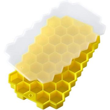 Eiswürfelform aus Silikon - Gelb