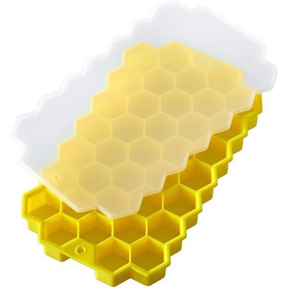 Moule à glaçons en silicone - Jaune