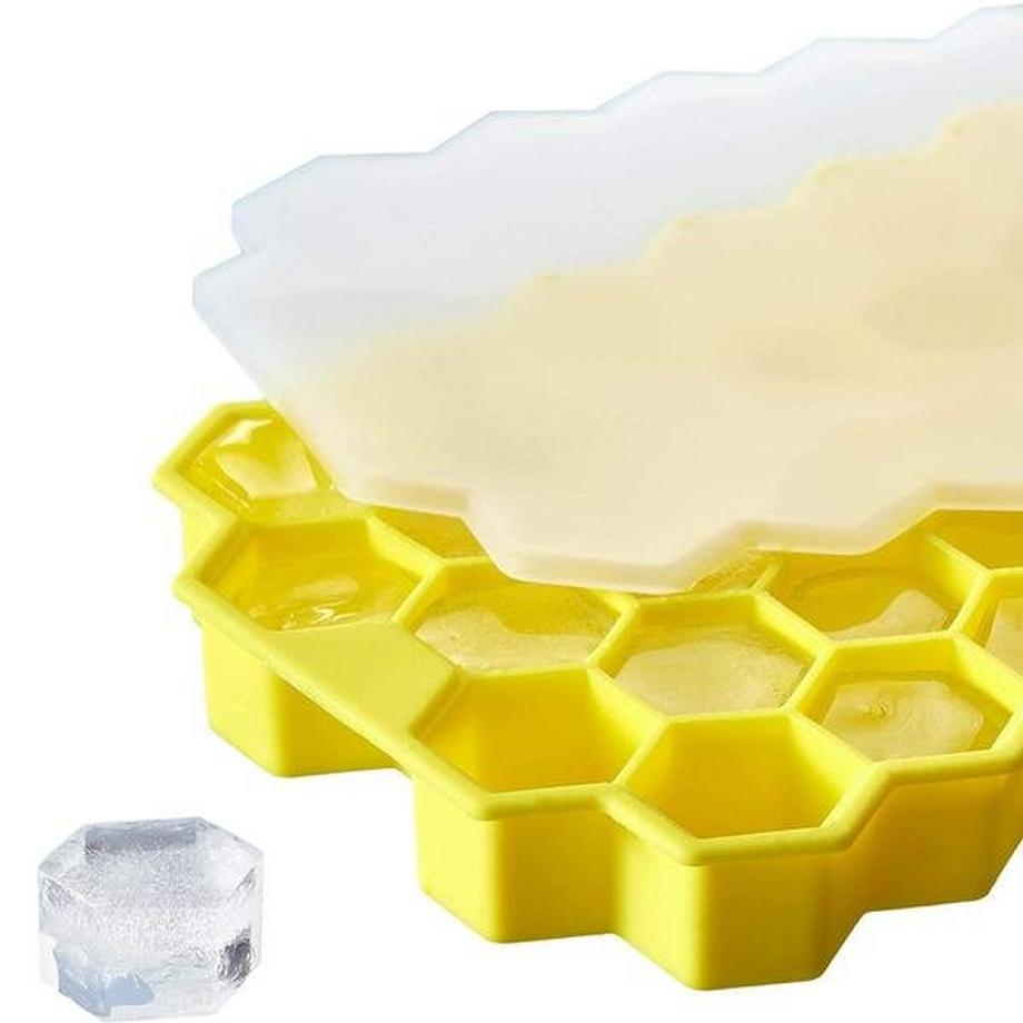 Northio Moule à glaçons en silicone - Jaune  