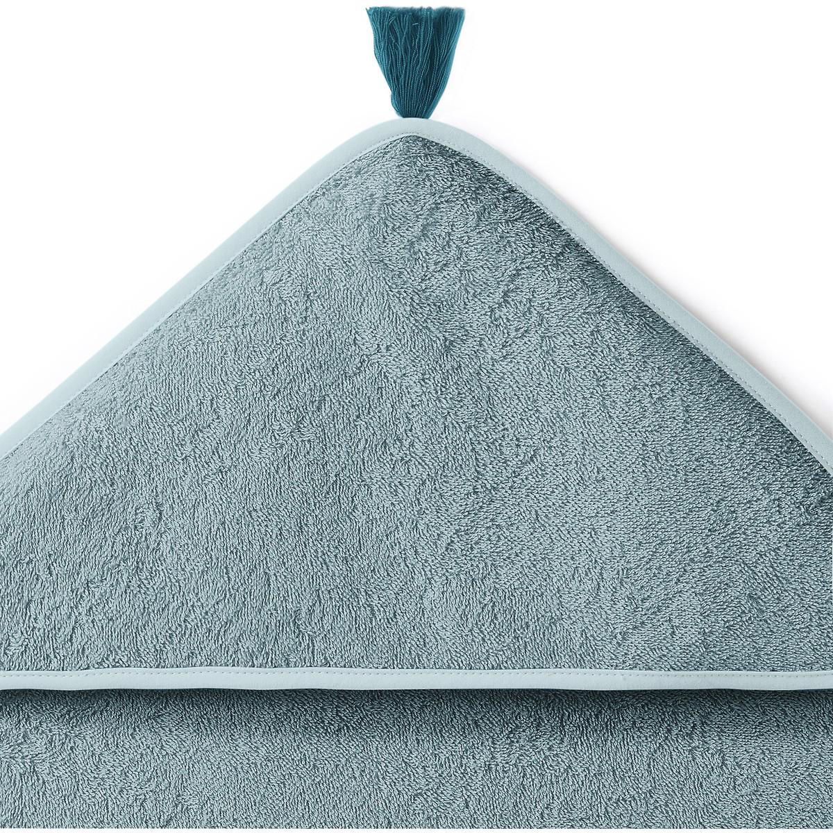 Image of Badetuch Azuris Aus Bio-frottee Unisex Blau 70x70cm