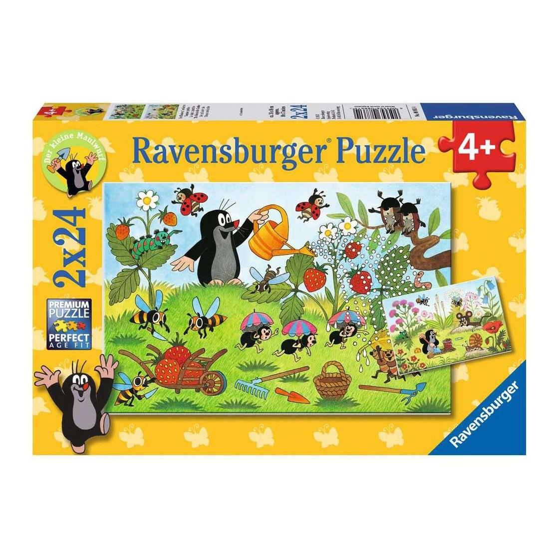 Image of Puzzle Der Maulwurf im Garten (2x24)