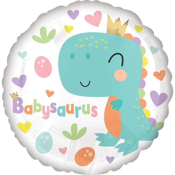 Image of Folienballon Babysaurus Rund (45cm) Unisex ONE SIZE