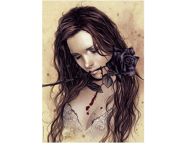 Heye  Puzzle Dark Rose (1000Teile) 