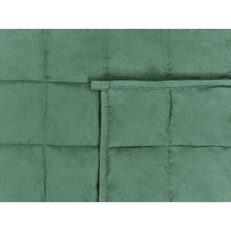 Beliani NEREID Mikrofaser Gewichtsdecke  