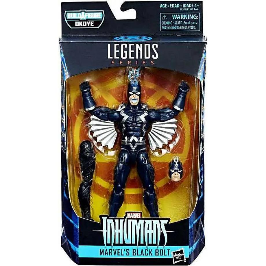 Hasbro  Black Panther Marvel Legends Okoye Series Black Bolt Action Figure 