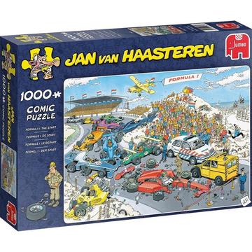 Jan van Haasteren Formule 1, le départ 1000 pièces