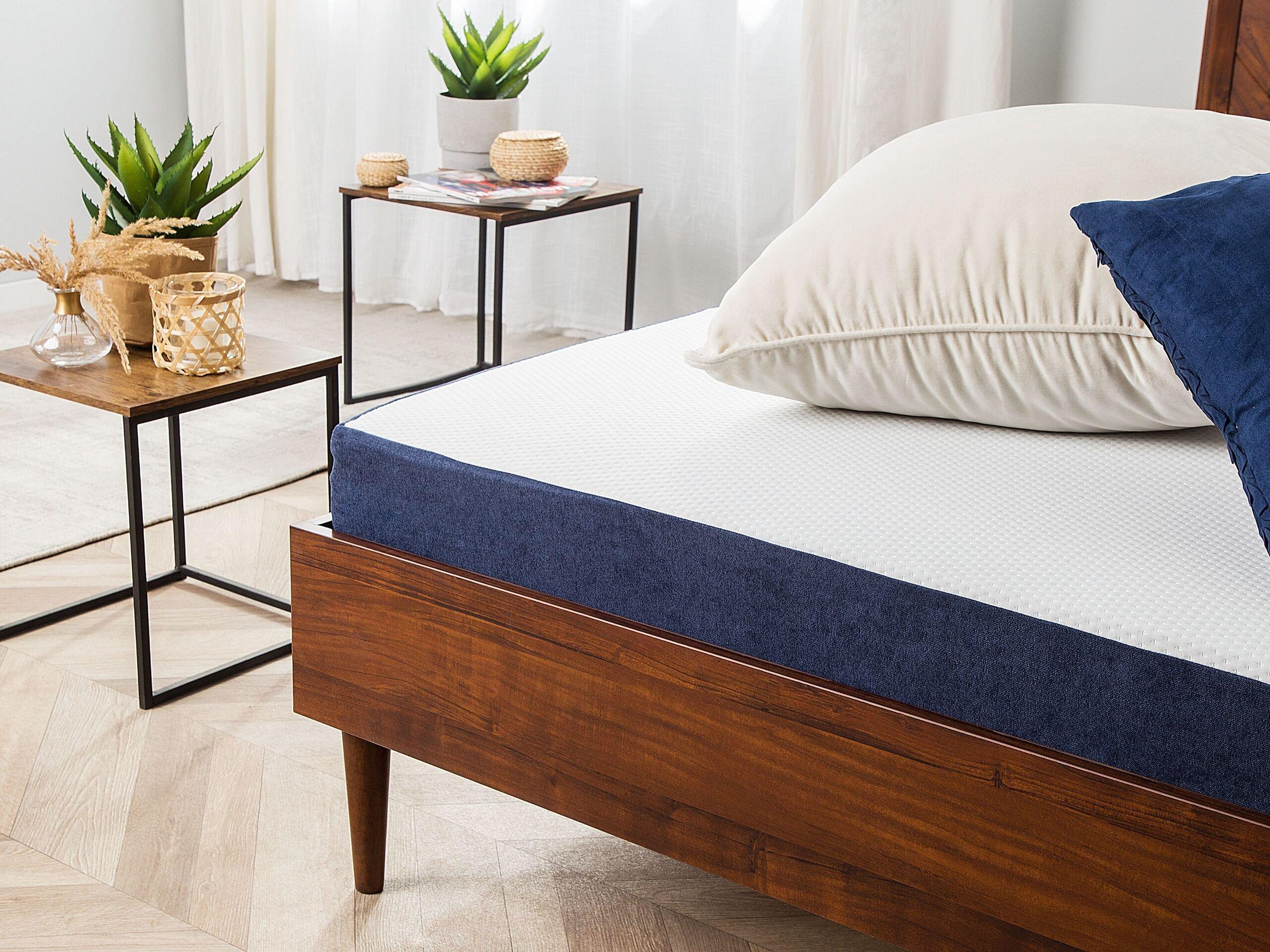 Beliani Matelas en mousse de gel en Polyester ALLURE - Moyen  