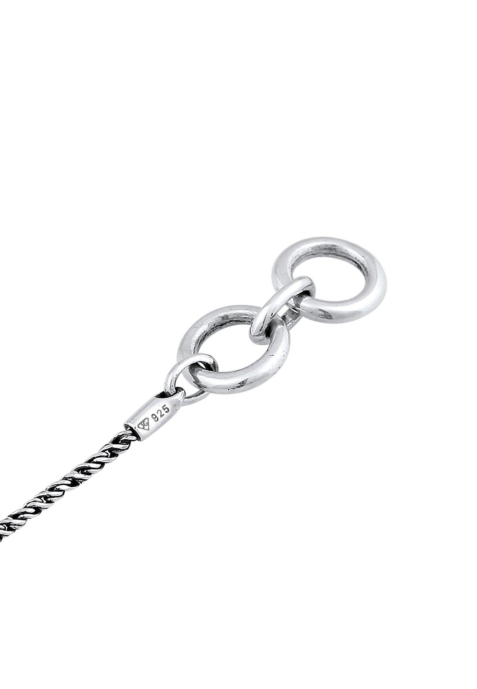 Kuzzoi  Bracelet Collier Homme T-Bone Oxydé 