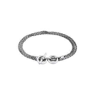 Kuzzoi  Bracelet Collier Homme T-Bone Oxydé 