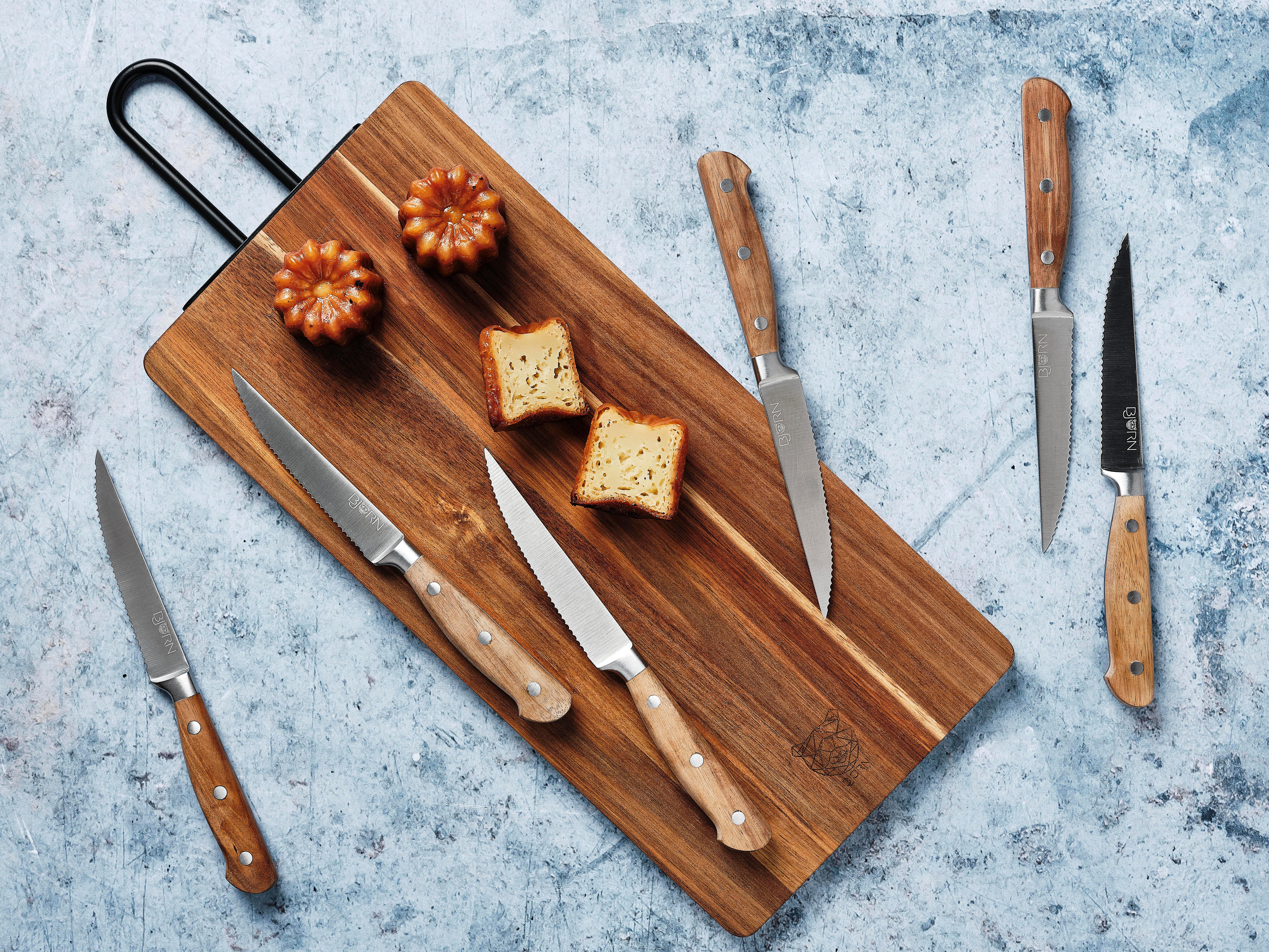 BJÖRN Planche à découper en bois d'acacia STINE - 39 x 19 cm  
