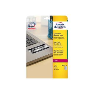 Avery-Zweckform Avery Zweckform Typenschild-Etiketten, 96 x 50.8 mm, 20 Bogen/200 Etiketten  