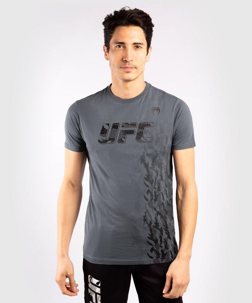 Image of Ufc Authentic Fight Week Kurzarm T-shirt Herren Grau S
